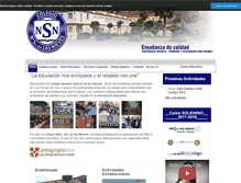 Tablet Screenshot of colegiodelasnieves.com